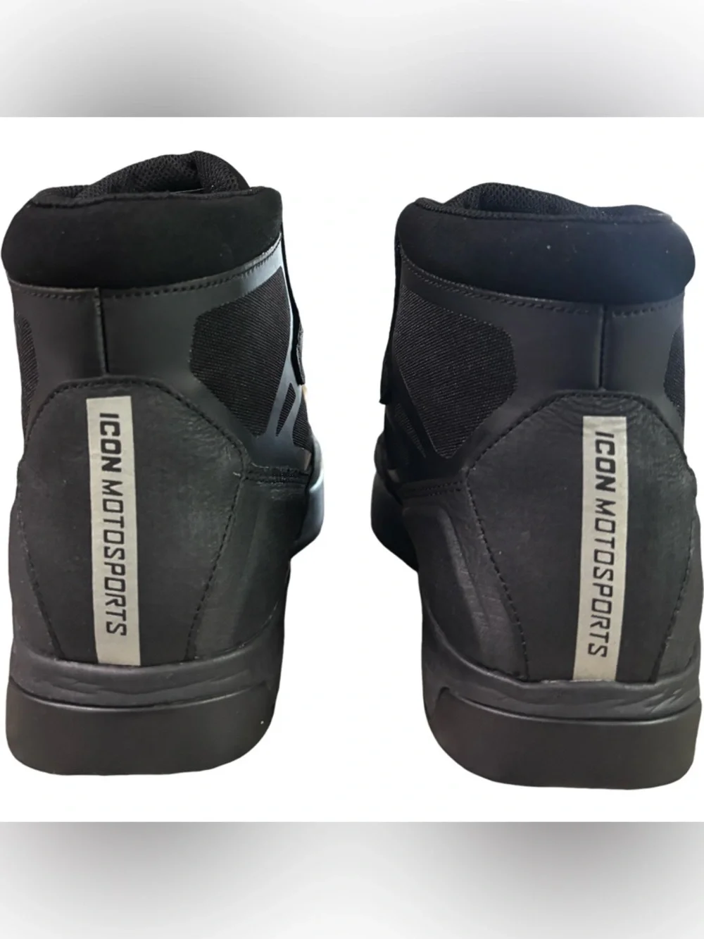 Icon Patrol 3 WP CE Mens Size 11.5 - Waterproof Motorcycle Boots - Black